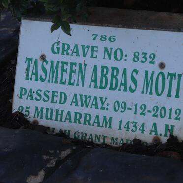MOTI Tasmeen Abbas -2012