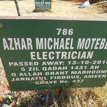 MOTOBELE Azhar Michael -2010