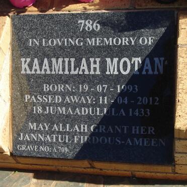 MOTAN Kaamilah 1993-2012