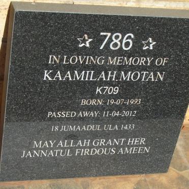 MOTAN Kaamilah 1993-2012