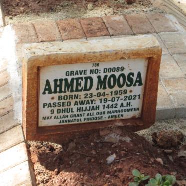 MOOSA Ahmed 1959-2021