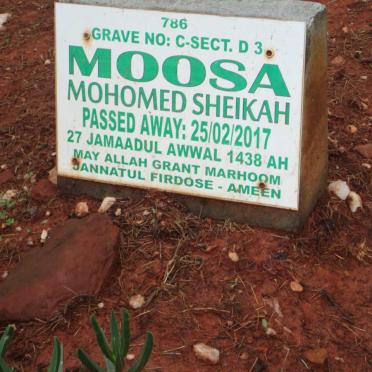 MOOSA Mohomed Sheikah -2017