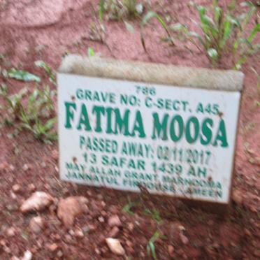 MOOSA Fatima -2017