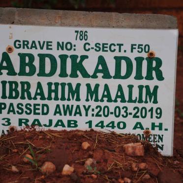 MAALIM Abdikadir Ibrahim -2019