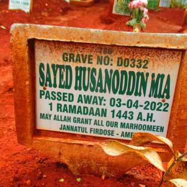 MIA Sayed Husanoddin -2022