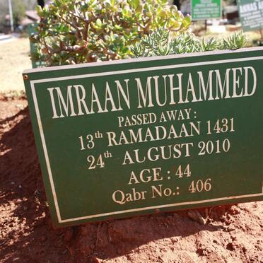 MUHAMMED Imraan -2010