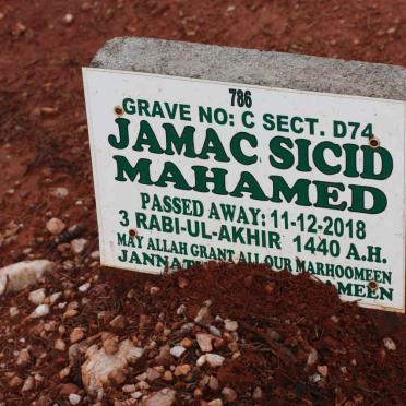 MAHAMED Jamac Sicid -2018