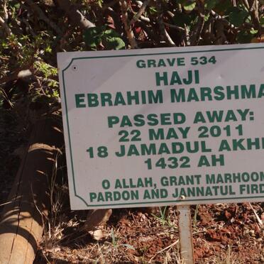 MARSHMAN Haji Ebrahim -2011