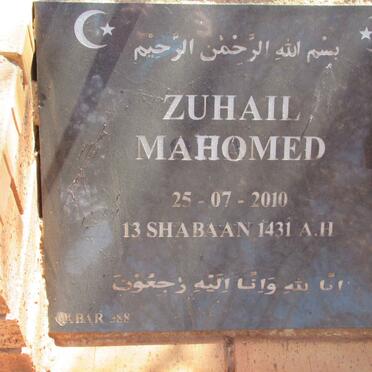 MAHOMED Zuhail -2010