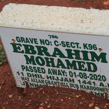 MOHAMED Ebrahim -2020