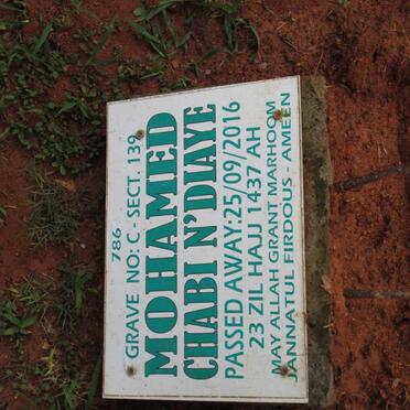 MOHAMED Chabi N'Diaye -2016