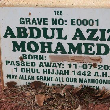 MOHAMED Abdul Aziz -2021