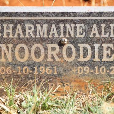 NOORODIEN Charmaine Alice 1961-2018