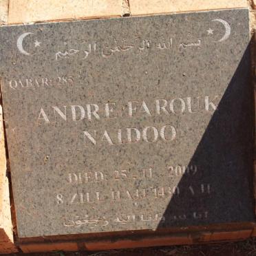 NAIDOO Andre Farouk -2009