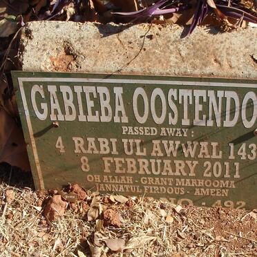 OOSTENDORP Gabieba -2011