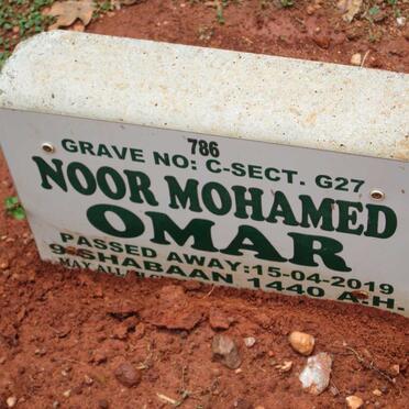 OMAR Noor Mohamed -2019