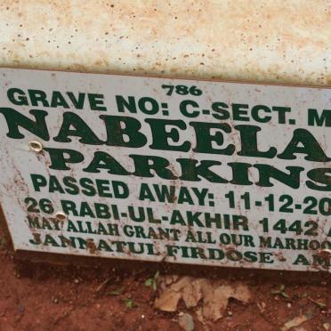 PARKINS Nabeelah -2020