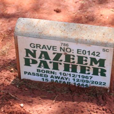 PATHER Nazeem 1967-2022