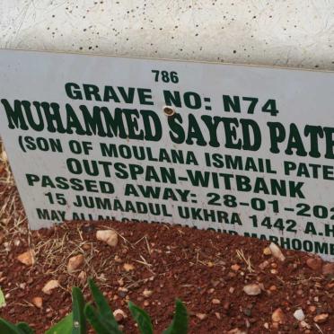 PATEL Muhammed Sayed  -2021