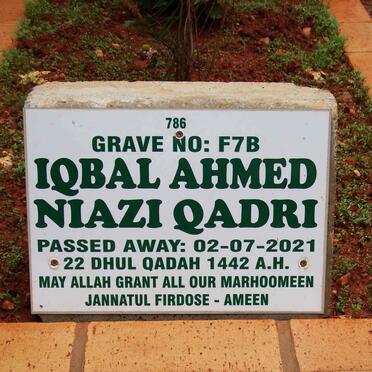 QADRI Iqbal Ahmed Niazi -2021