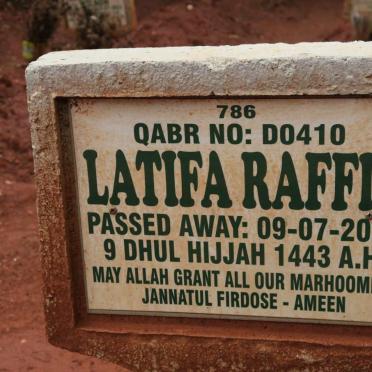 RAFFIE Latifa -2022