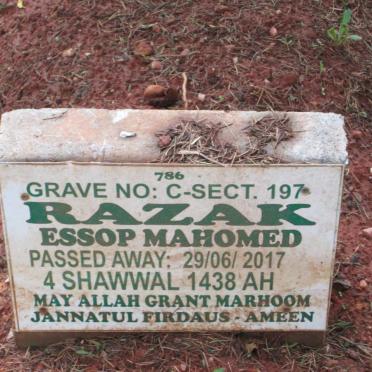 RAZAK Essop Mahomed -2017