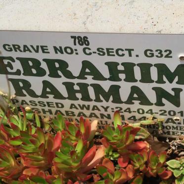 RAHMAN Ebrahim -2019