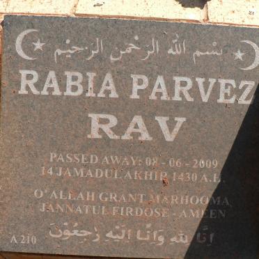 RAV Rabia Parvez -2009