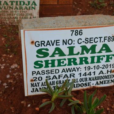 SHERRIFF Salma -2019