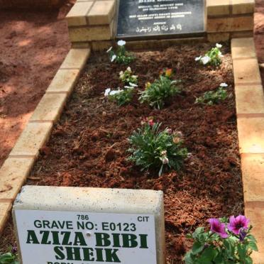 SHEIK Hajiani Aziza Bibi 1952-2022