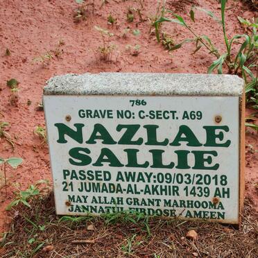 SALLIE Nazlae -2018