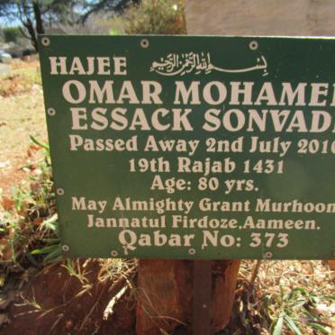 SONVADI Omar Mohamed Essack -2010