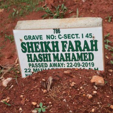 SHEIKH Farah Hashi Mahamed -2019