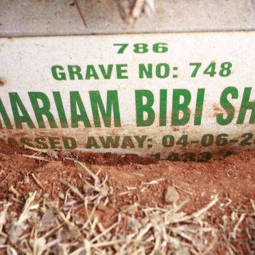 SHAH Mariam Bibi -2012