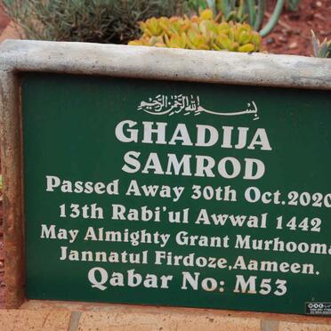 SAMROD Ghadija -2020