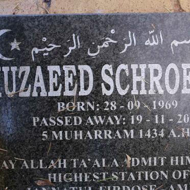 SCHROEDER Muzaeed 1969-2012