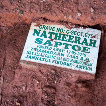 SAPPTOE Natheerah -2019