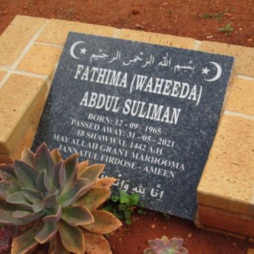 SULIMAN Fathima Abdul 1965-2021