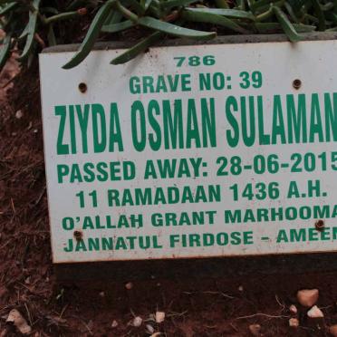 SULAMAN Ziyda Osman -2015