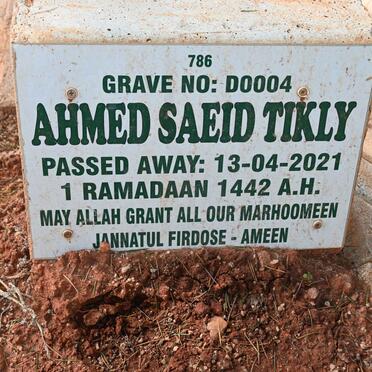 TIKLY Ahmed Saeid -2021