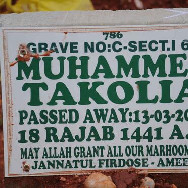 TAKOLIA Muhammed -2020