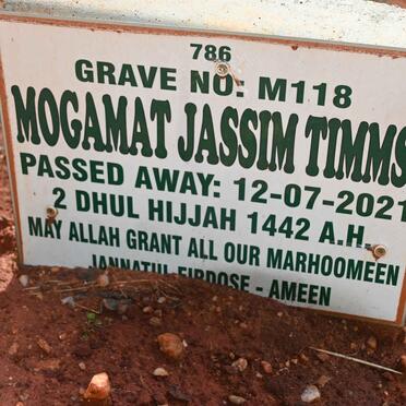 TIMMS Mogamat Jassim -2021