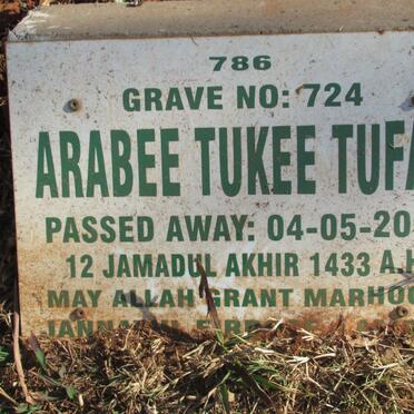 TUFAA Arabee Tukee -2012