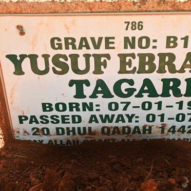 TAGARI Yusuf Ebrahim 1969-2021