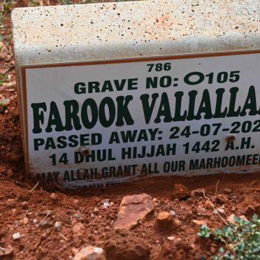 VALIALLAH Farook -2021