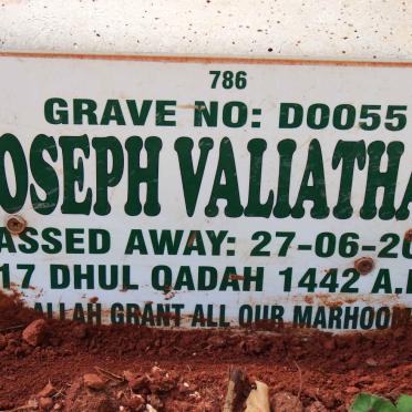VALIATHAM Joseph -2021