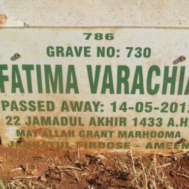 VARACHIA Fatima -2012