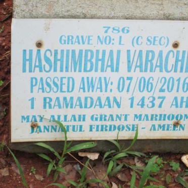 VARACHIA Hashimbhai -2016