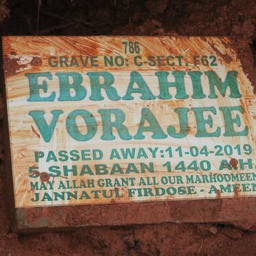 VORAJEE Ebrahim -2019