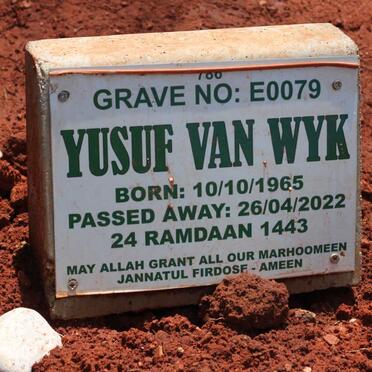 WYK Yusuf, van 1965-2022